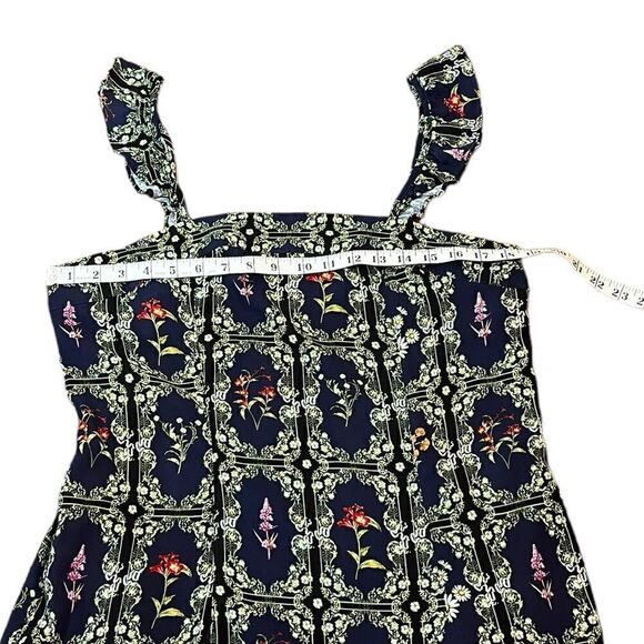 NWT Agua Bendita X Target Women’s Tile Floral Ruffle Sleeve Dress, Size L - Picture 10 of 11